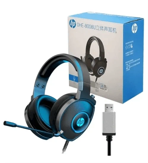 אוזניות מותג עם חיבור USB 8008