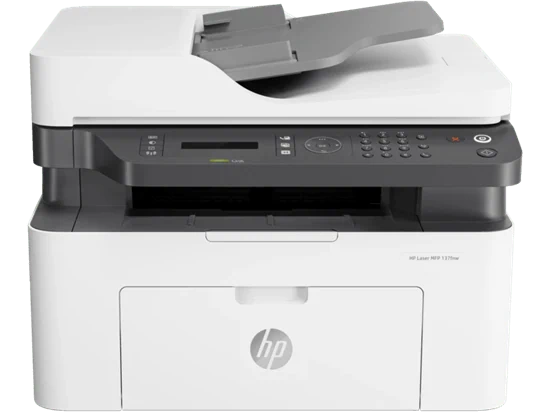 מדפסת ‏לייזר ‏משולבת HP Laser MFP 137fnw 4ZB84A